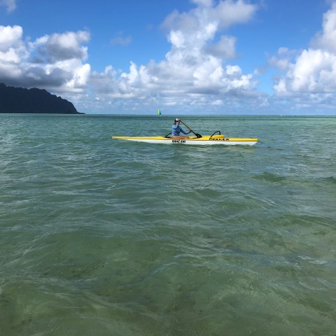 st lucia kayaker