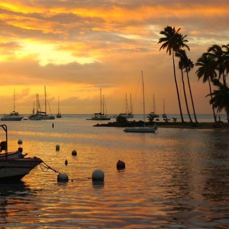 st lucia sunset