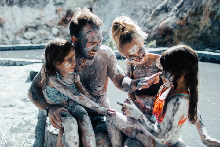 mud bath family