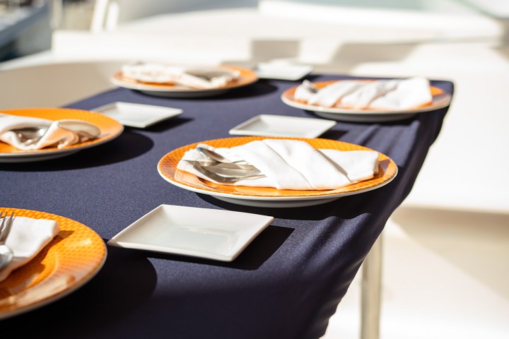 a plate of food on a table