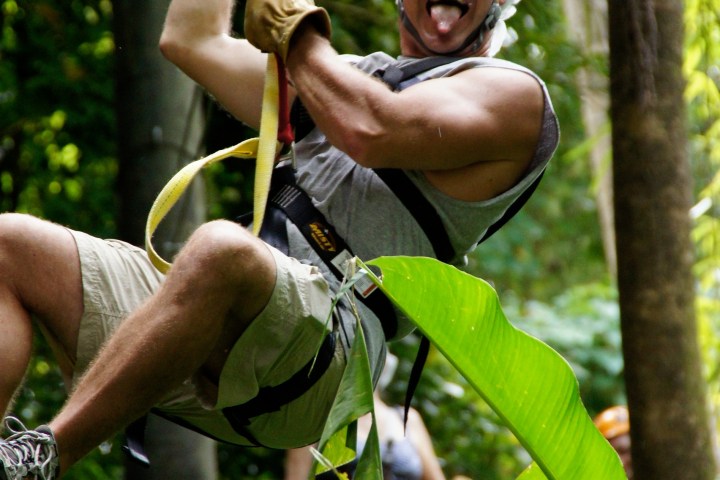 Dutch Boyd wearing a costume
