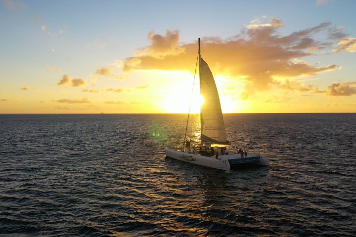 a boat on a body of water