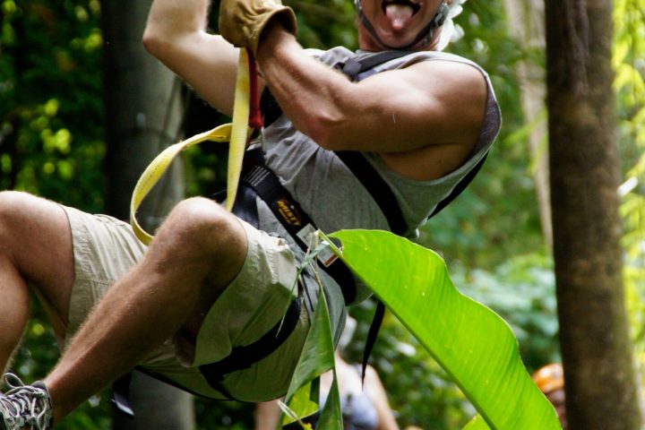 a person riding a horse